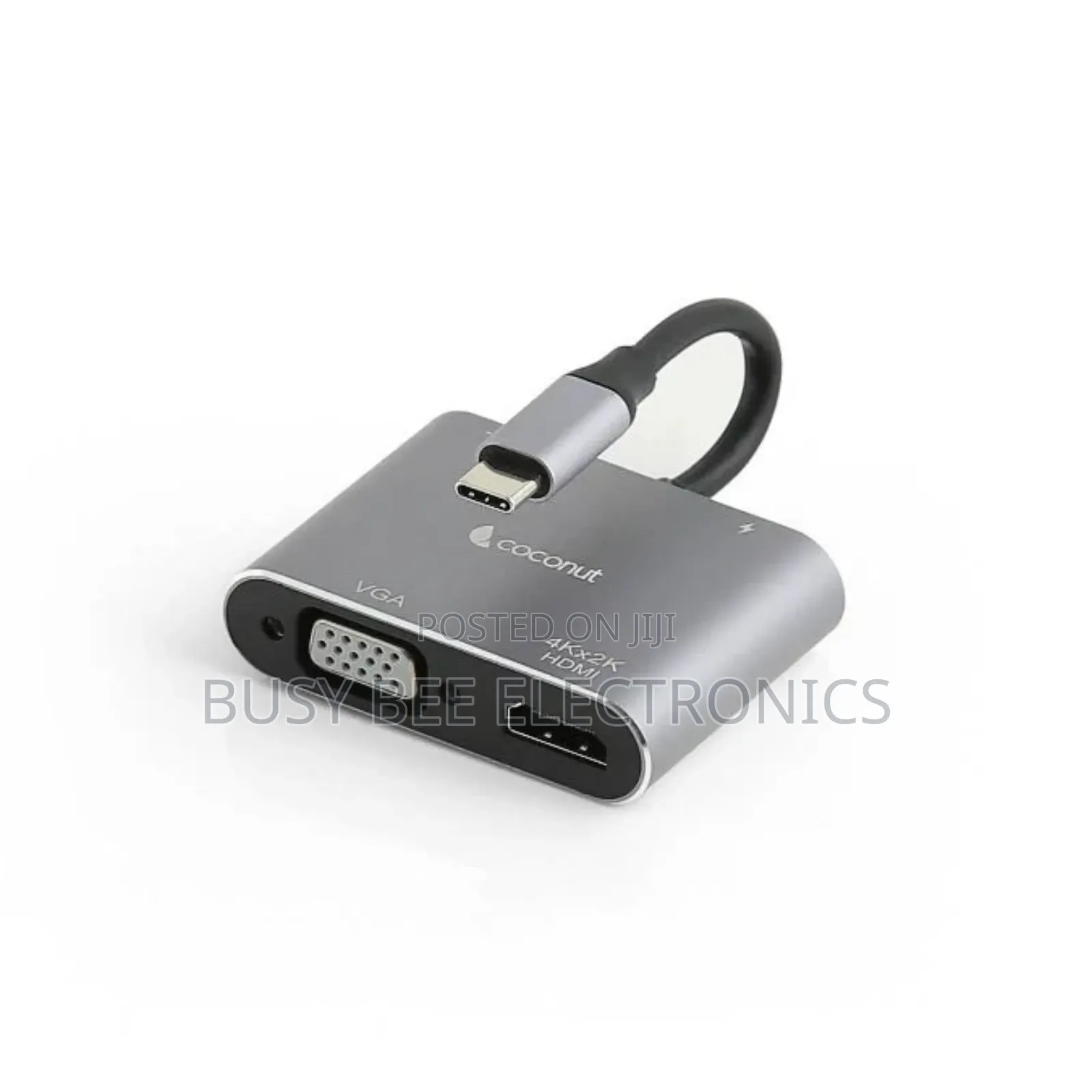 4 in 1 Adapter: Usb-C to Hub Pd+ HDTV + Vga + Usb