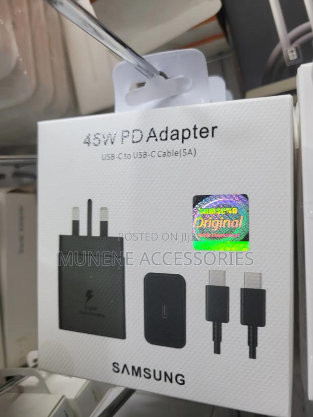 Samsung 45w Pd Charger Adapter Usb Type C To Type C Cable - thumbnail 2