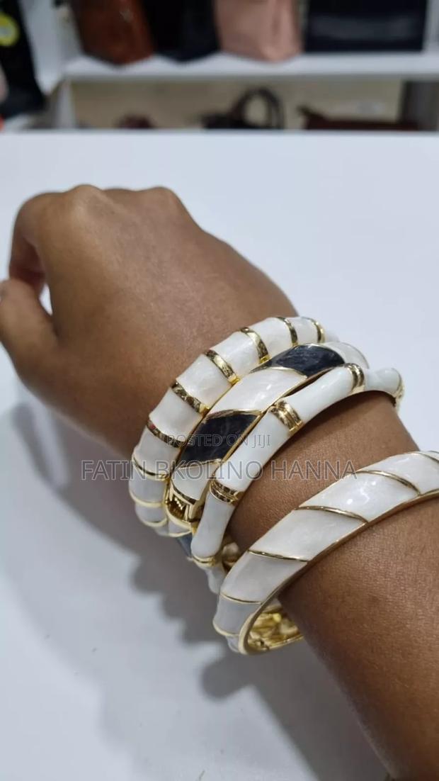 Pretty Enamel Bangle - main view