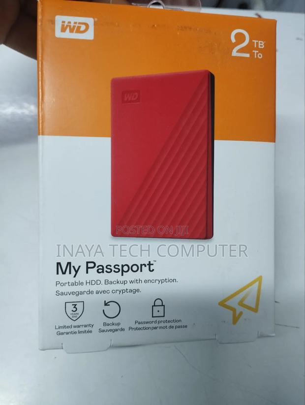 Wd My Passport 2tb Portable HDD