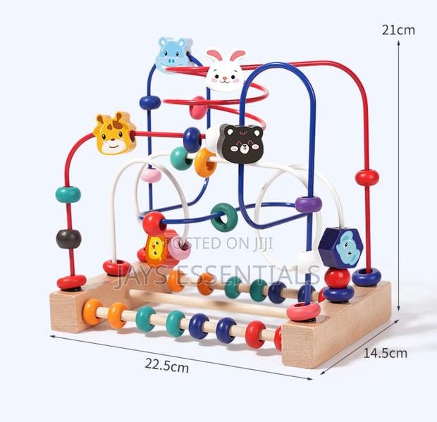 Wooden Animal Bead Maze