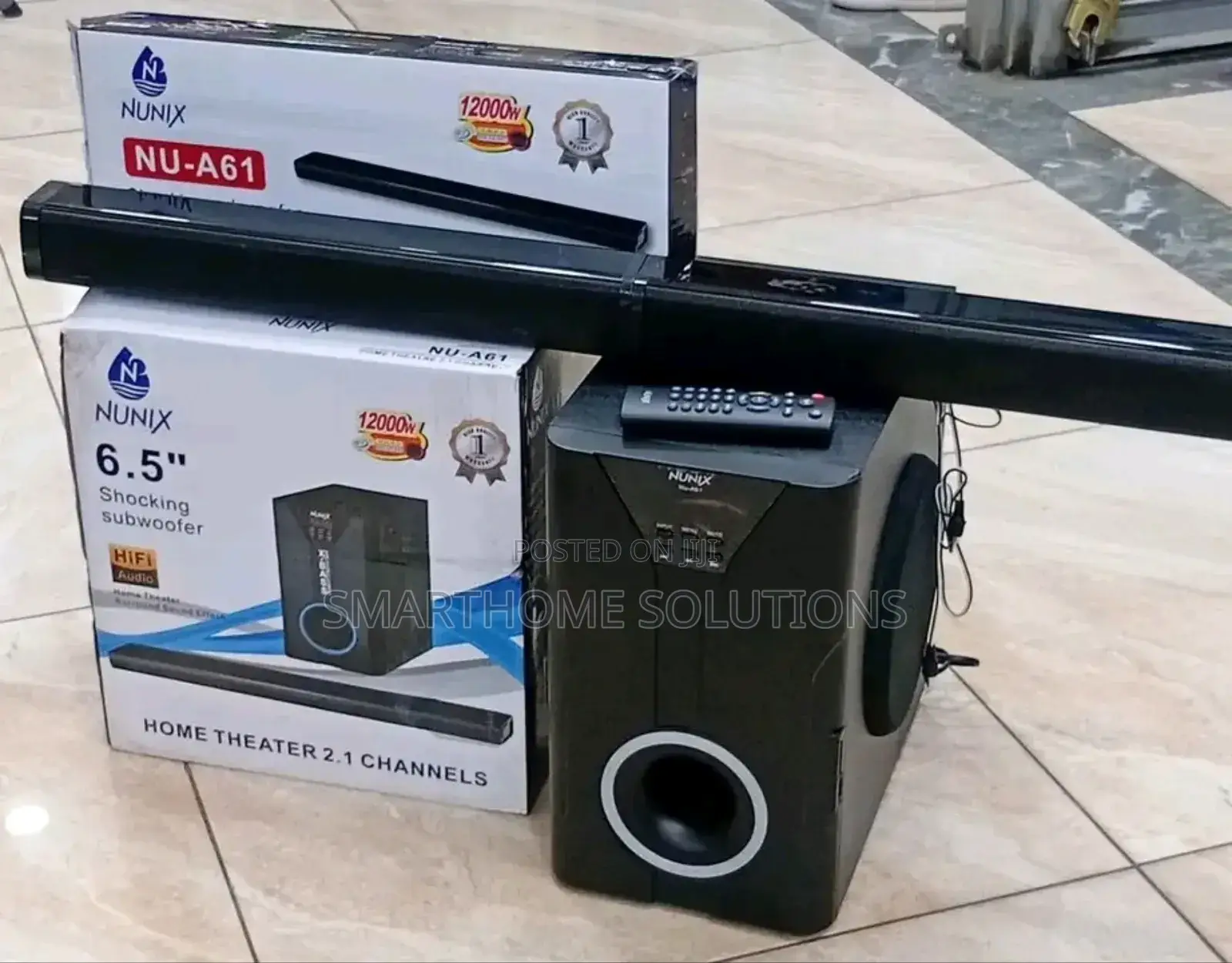 Nunix A61 Multimedia Subwoofer System 3.1