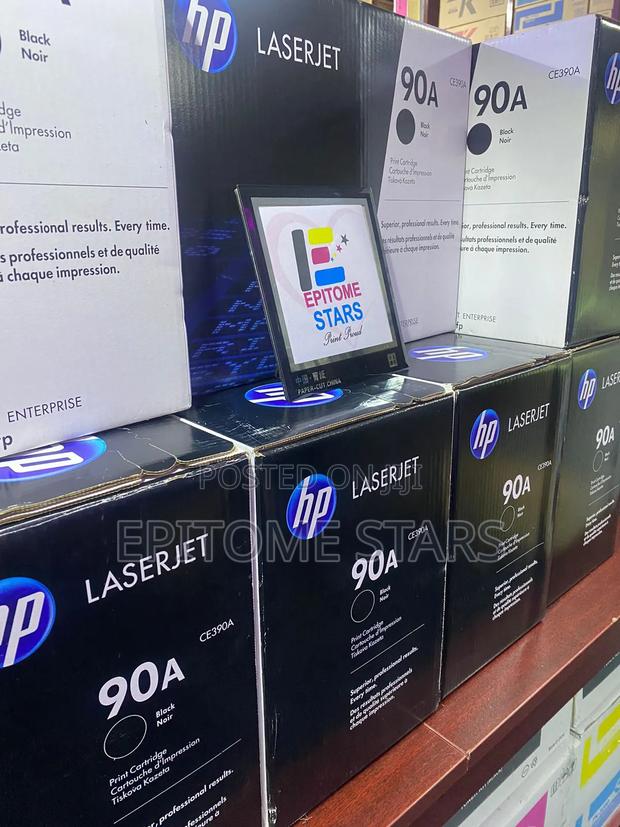 Impressive Hp 90a Original Laserjet Toner Cartridges