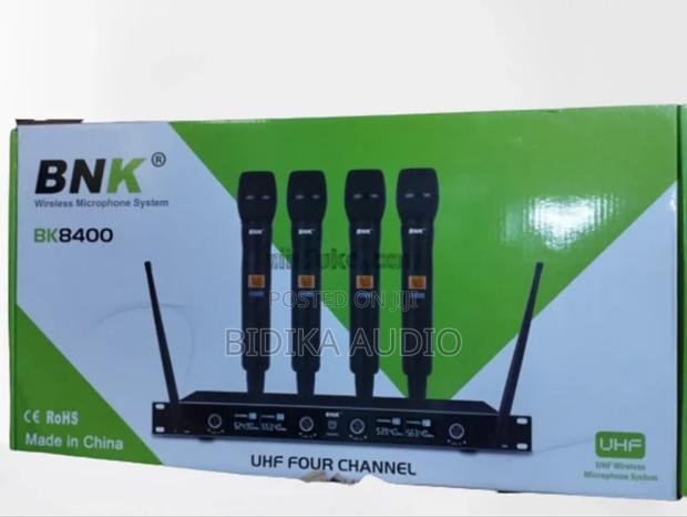 BNK Bk8400 4 Wireless Microphone Set - main view
