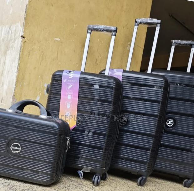 4 in 1fashion Travel Suitcases - Unbreakable Rubber Design - thumbnail 3