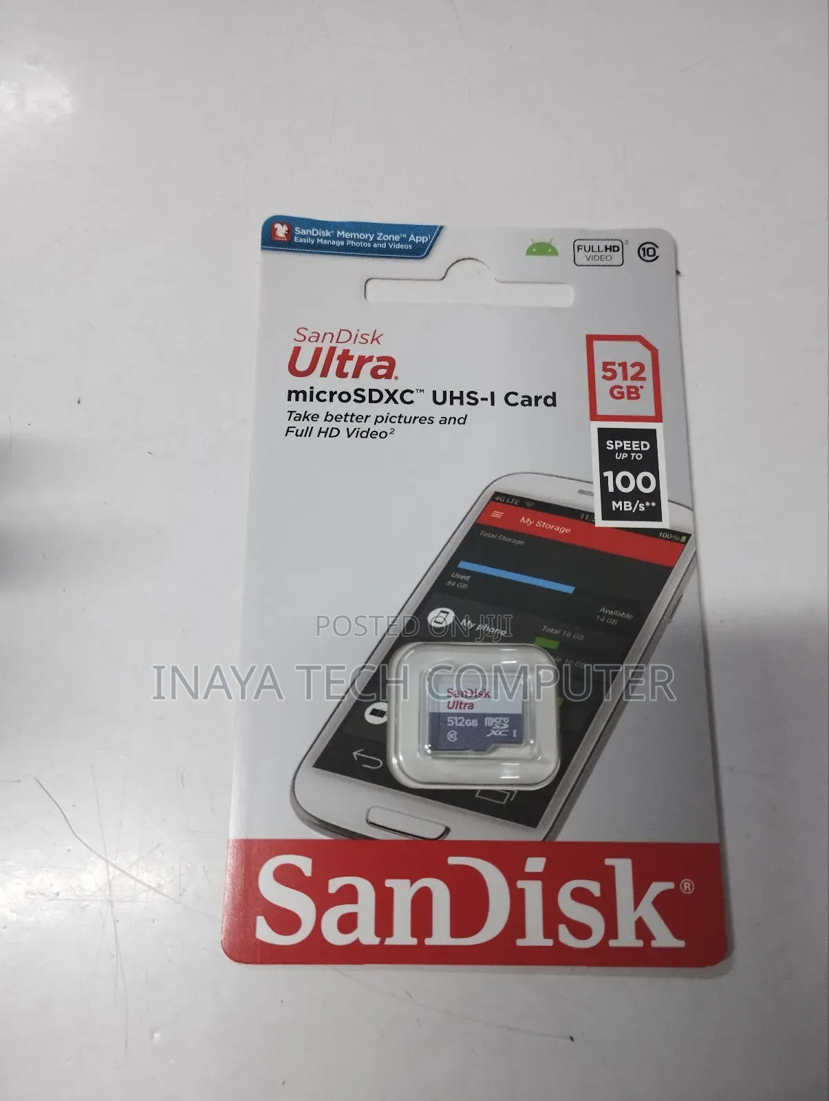 Sandisk Ultra Microsdxc 100mb/S - 512gb Memory Card