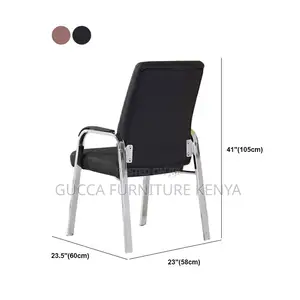 Office Chairs:Steel Framed Modern Executive Waiting Chair