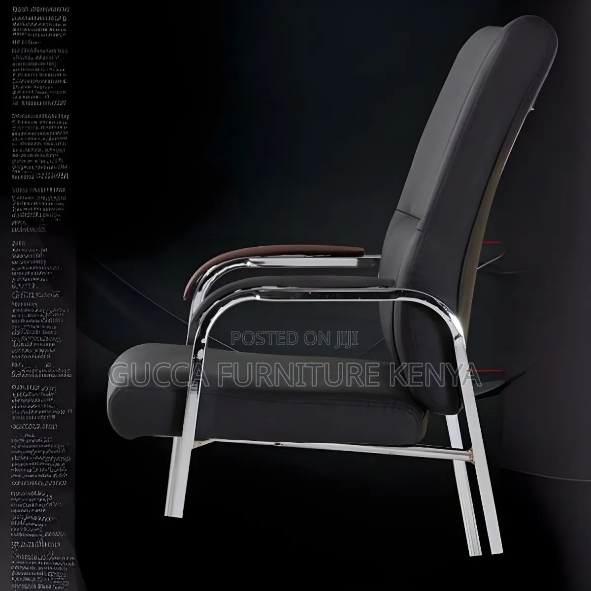 Office Chairs:Steel Framed Modern Executive Waiting Chair