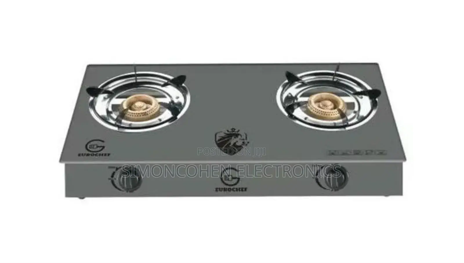 Eurochef Two Burner Glass Top