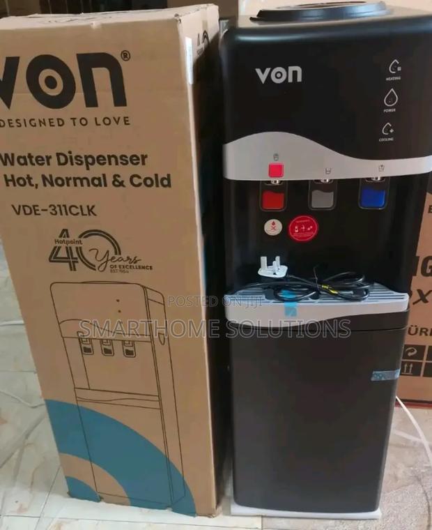 Vde-311clk Von 3 Taps Water Dispenser/ Hot, Cold Normal
