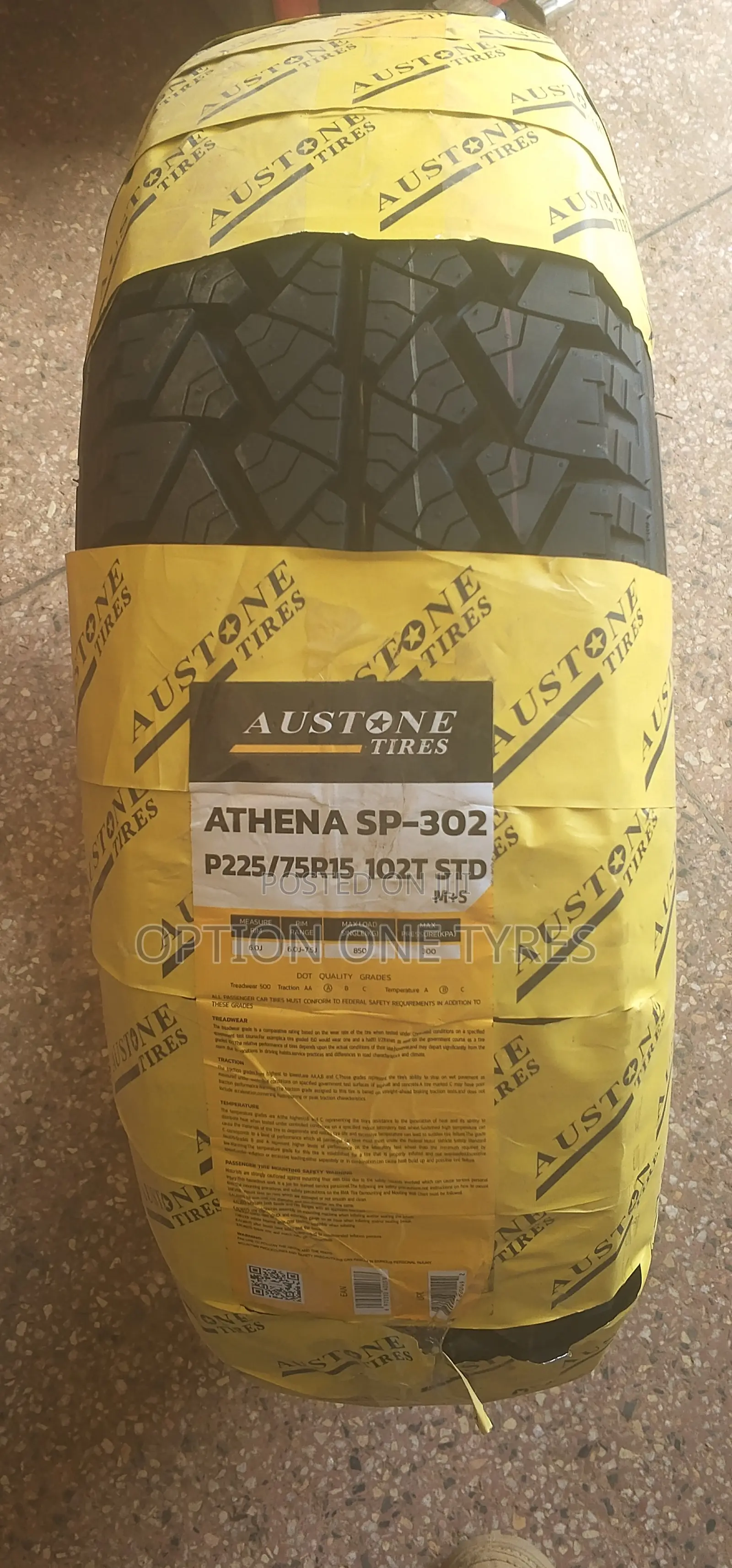 225/75r/15 Austone A/T Tyre For Sale