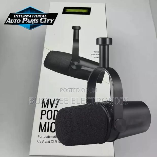 Shure Mv7 Podcast Microphone - Black