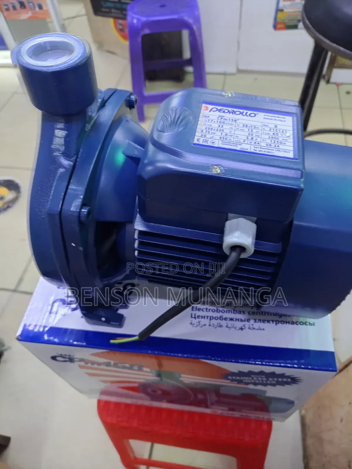 Pedrollo Water Pump 1hp