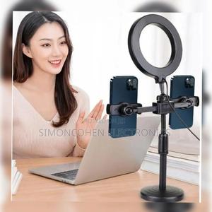 6 Inch Ring Light Double Phone Holder