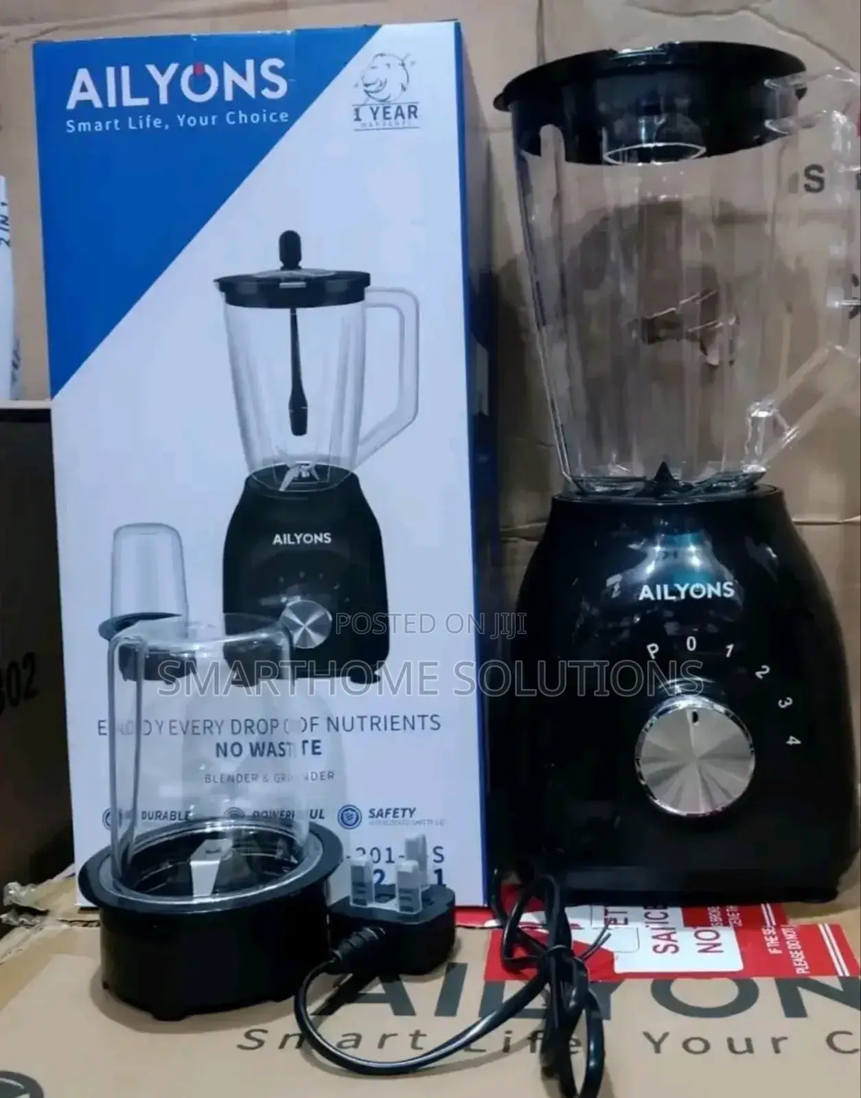 Ailyons 2 in 1 Blender Motor Power - (Tyb-201-a-S)