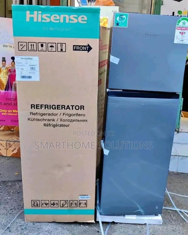 Hisense 154litres Double Door Fridge Ref154dr