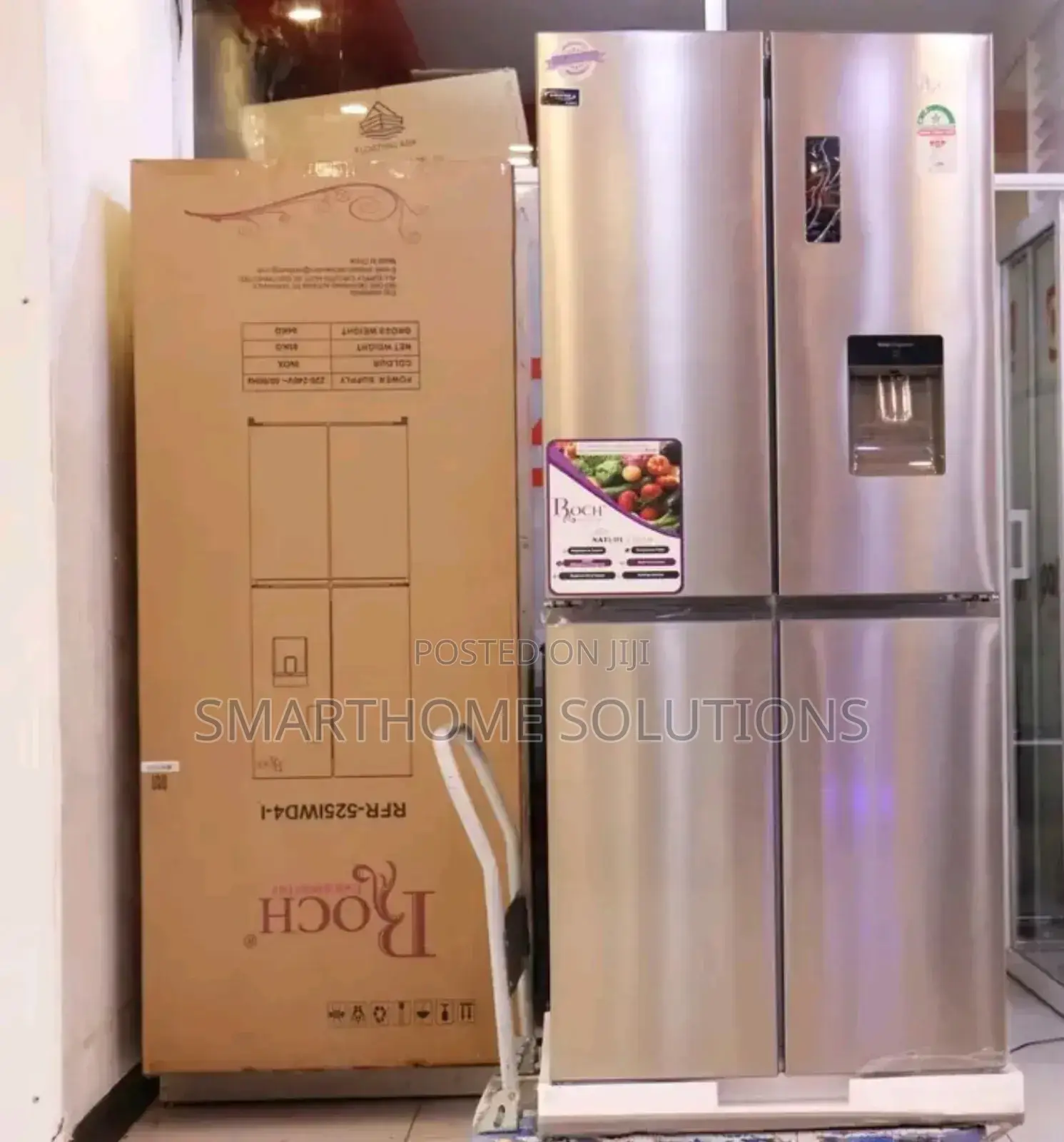 Roch 4 Door 434litre Refrigerator With Dispenser