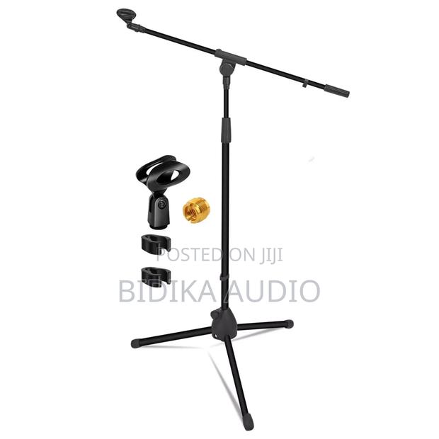 Tripod Mic Stand Adjustable Holder Floor Microphone Boom Arm - main view