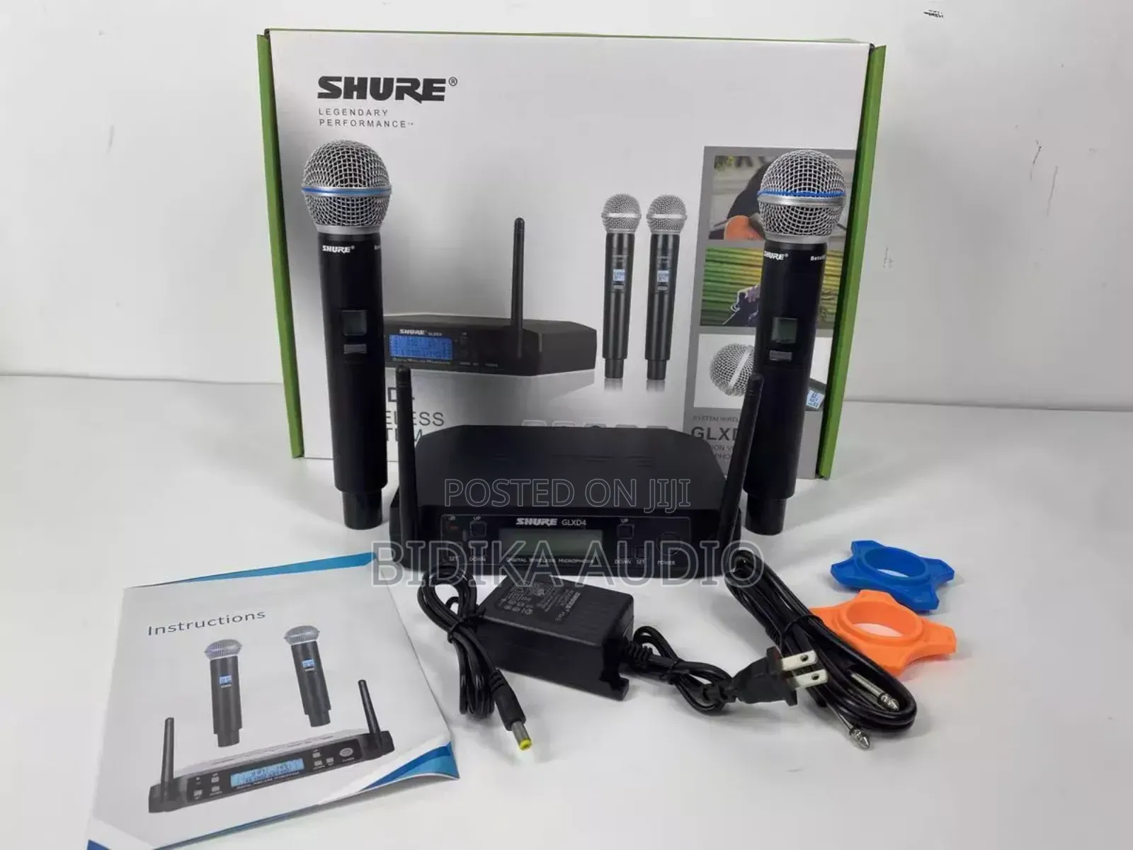 Glxd4 Vocal Dual Channel Wireless Microphone Shure