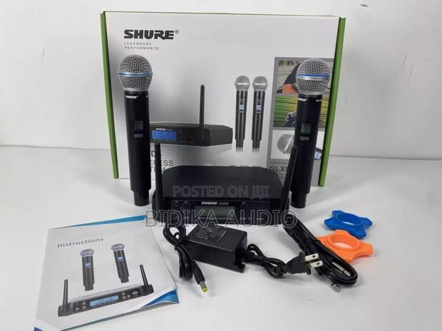 Glxd4 Vocal Dual Channel Wireless Microphone Shure