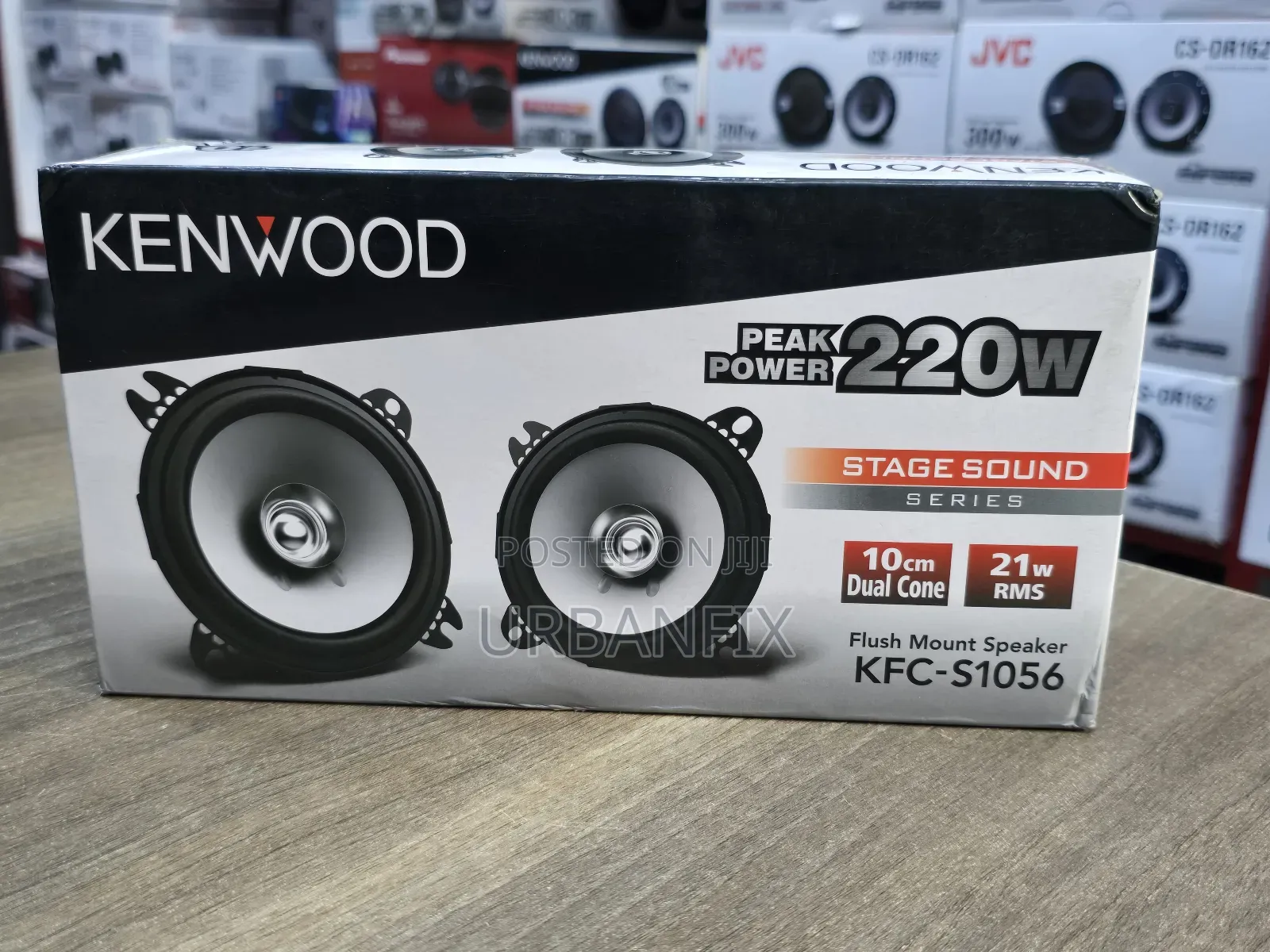 Kenwood 4 Inch 220watts Dashboard Speakers - A Pair
