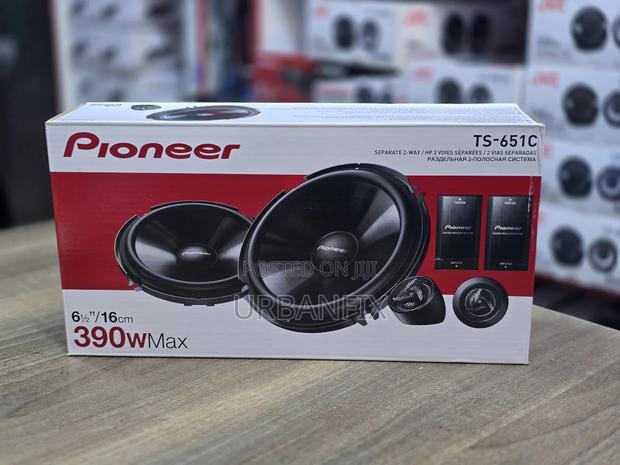 Pioneer 6.5 Inches 390watts Component Speakers - A Pair