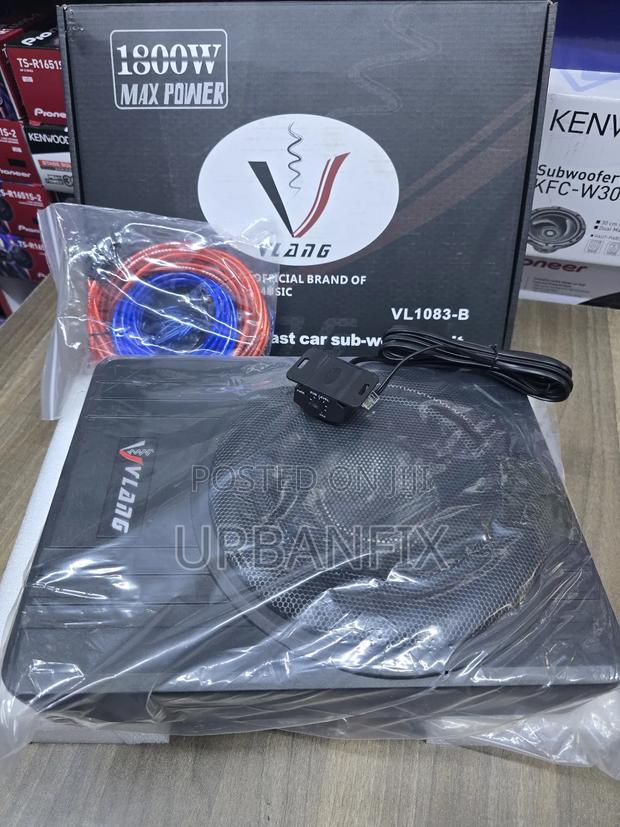 Vlang 1800watts Powerful Underseat Subwoofer