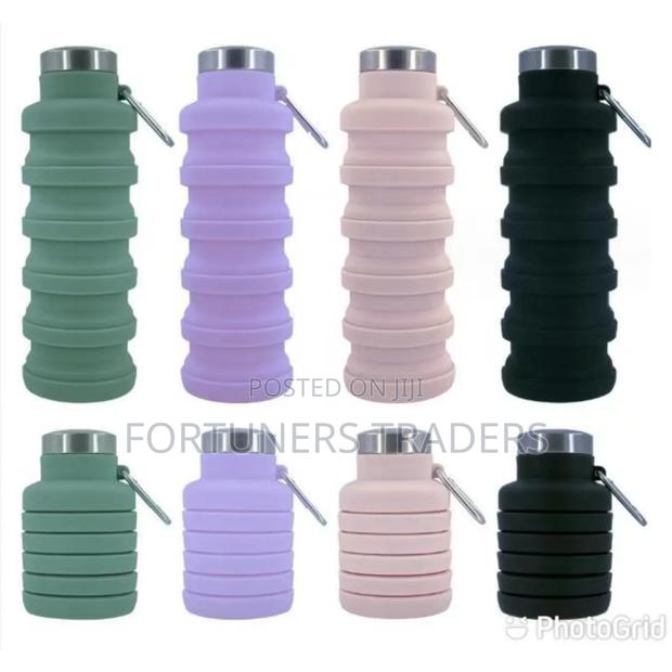 *Foldable Silicon Water Bottles
