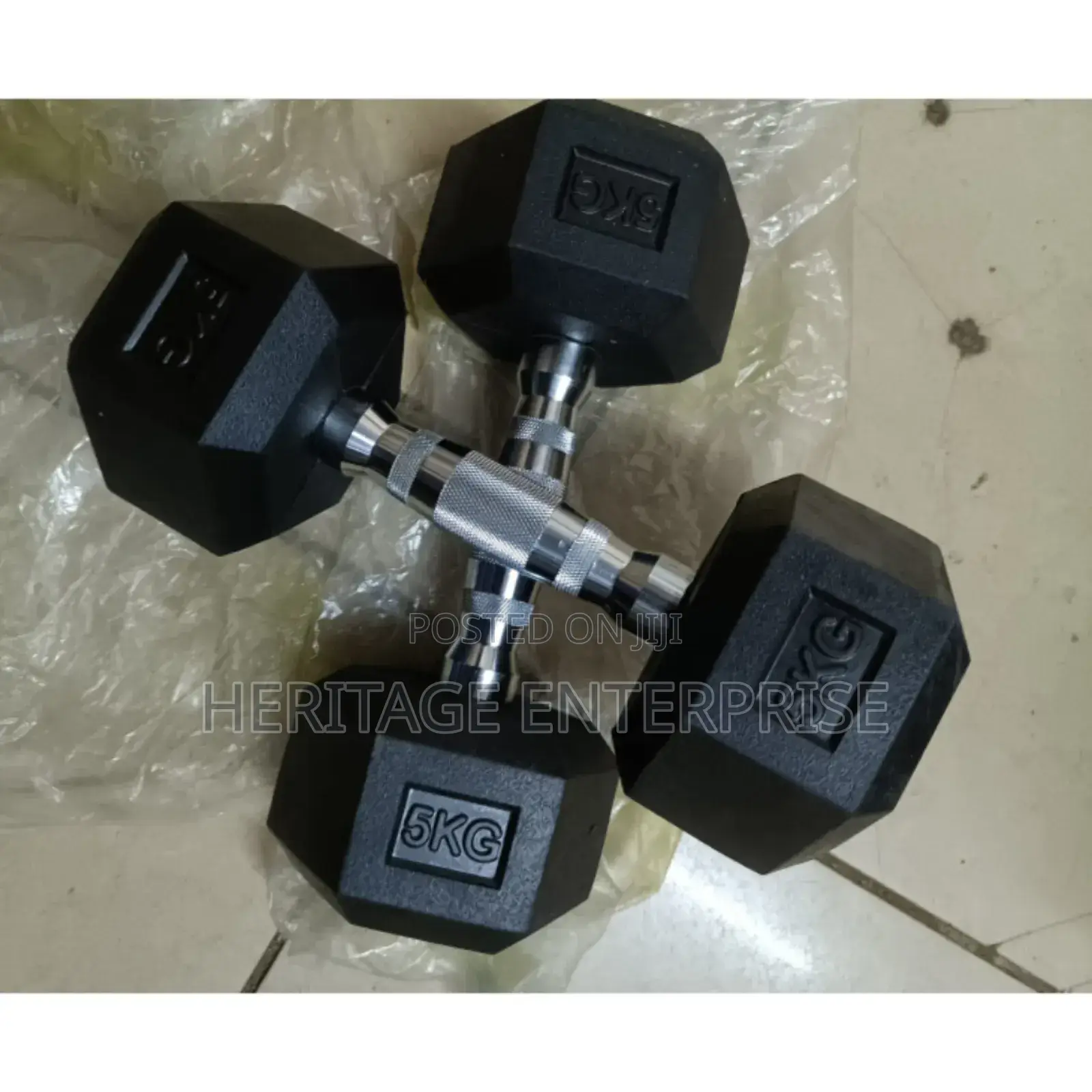 Weights Hexagon Dumbell 5kg