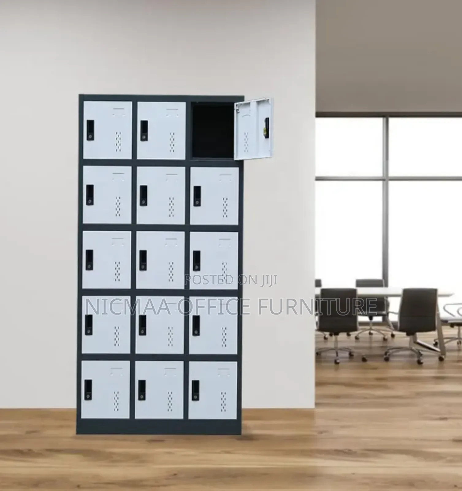 15-Locker Storage Cabinet