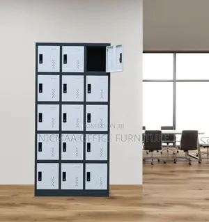 15-Locker Storage Cabinet