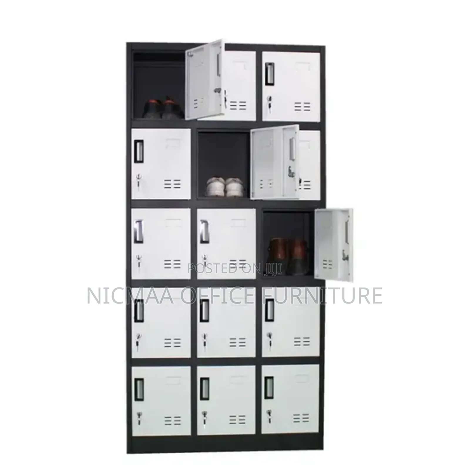 15-Locker Storage Cabinet