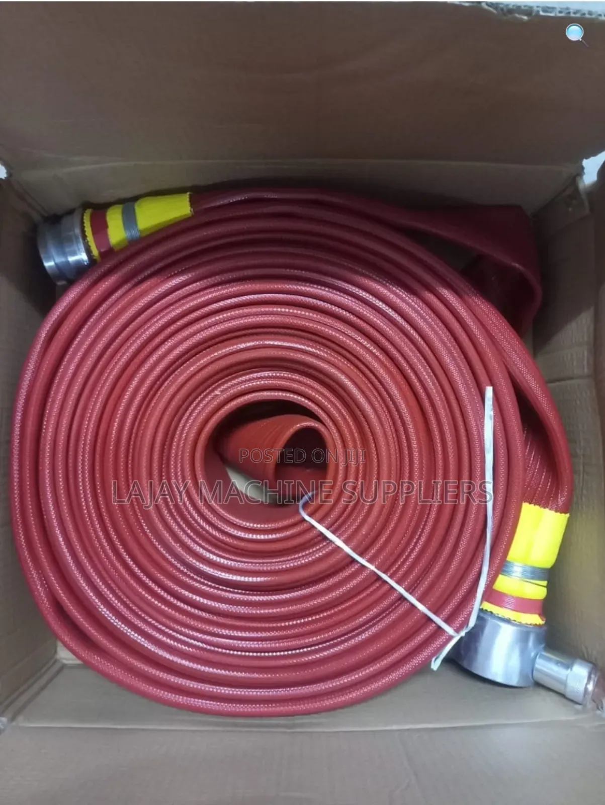 Durable Rubber-Lined Red Delivery Hose 3 Inches
