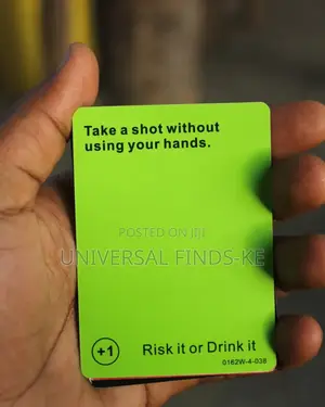 Risk It It Drink It Card Party Card Game