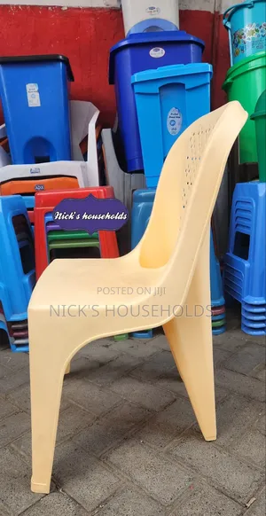 Cream Skyplast Armless Plastic Chair