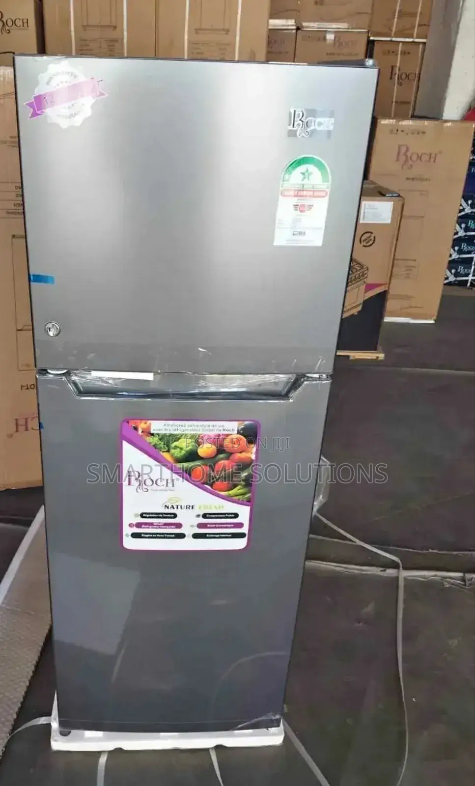 Brand New Roch 175-Dt-I 2 Door Refrigerator R-Ch138fr