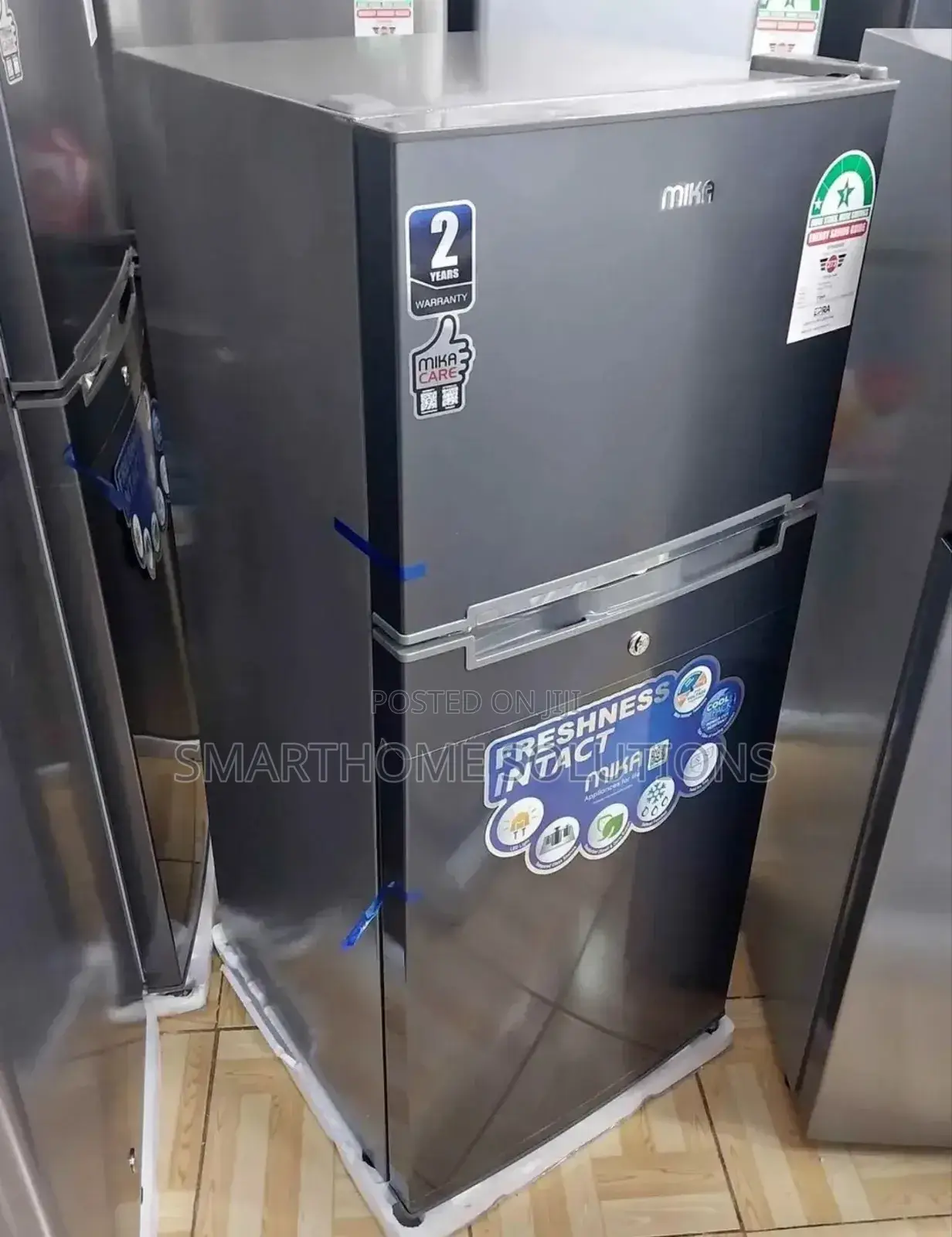 Brand New Mika 138litre Double Door Fridge