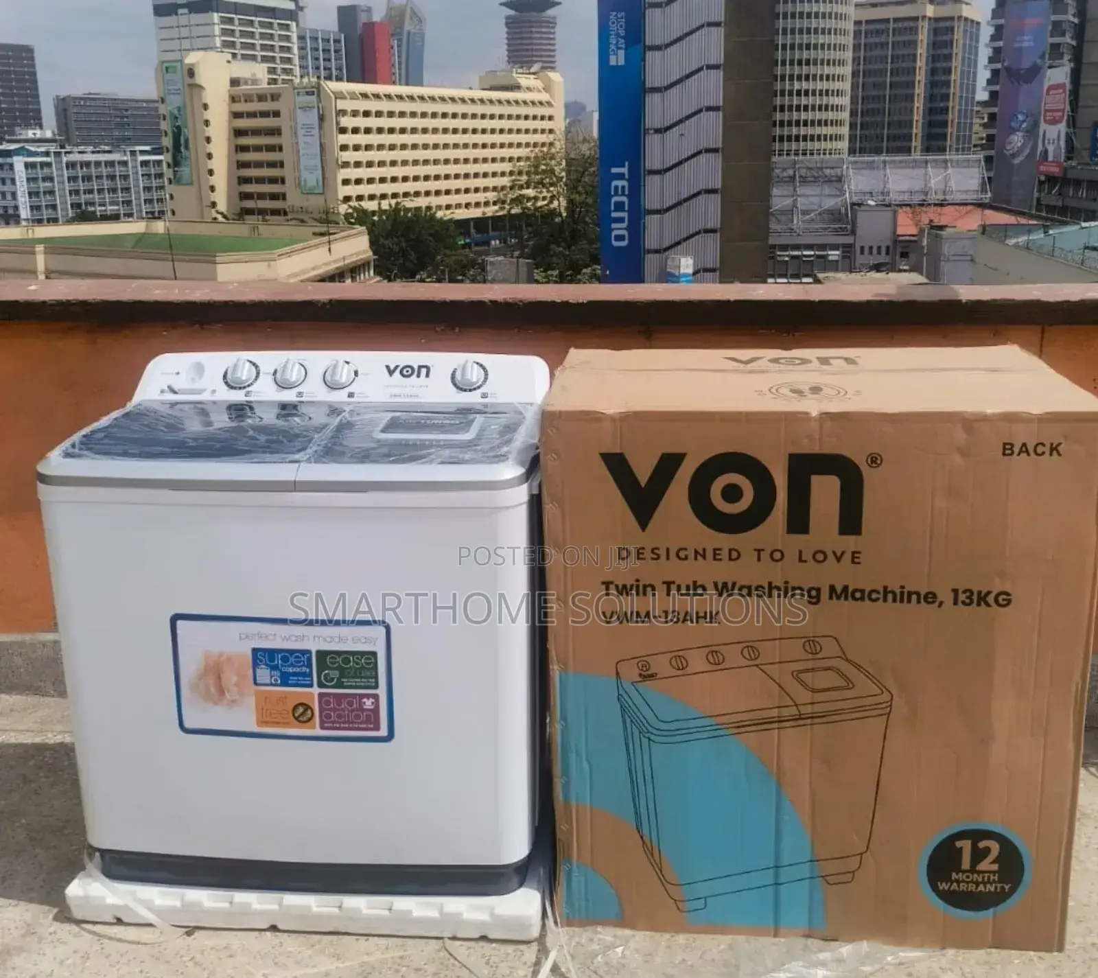 13kg Von Washing Machine