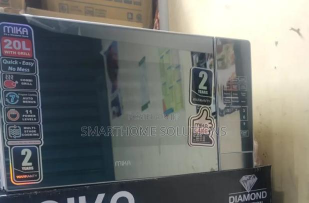 Mika Microwave Oven Grill 20ltr With 1000w Grill Silver M20l