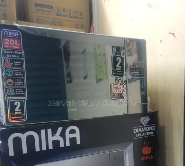 Mika Microwave Oven Grill 20ltr With 1000w Silver M20l