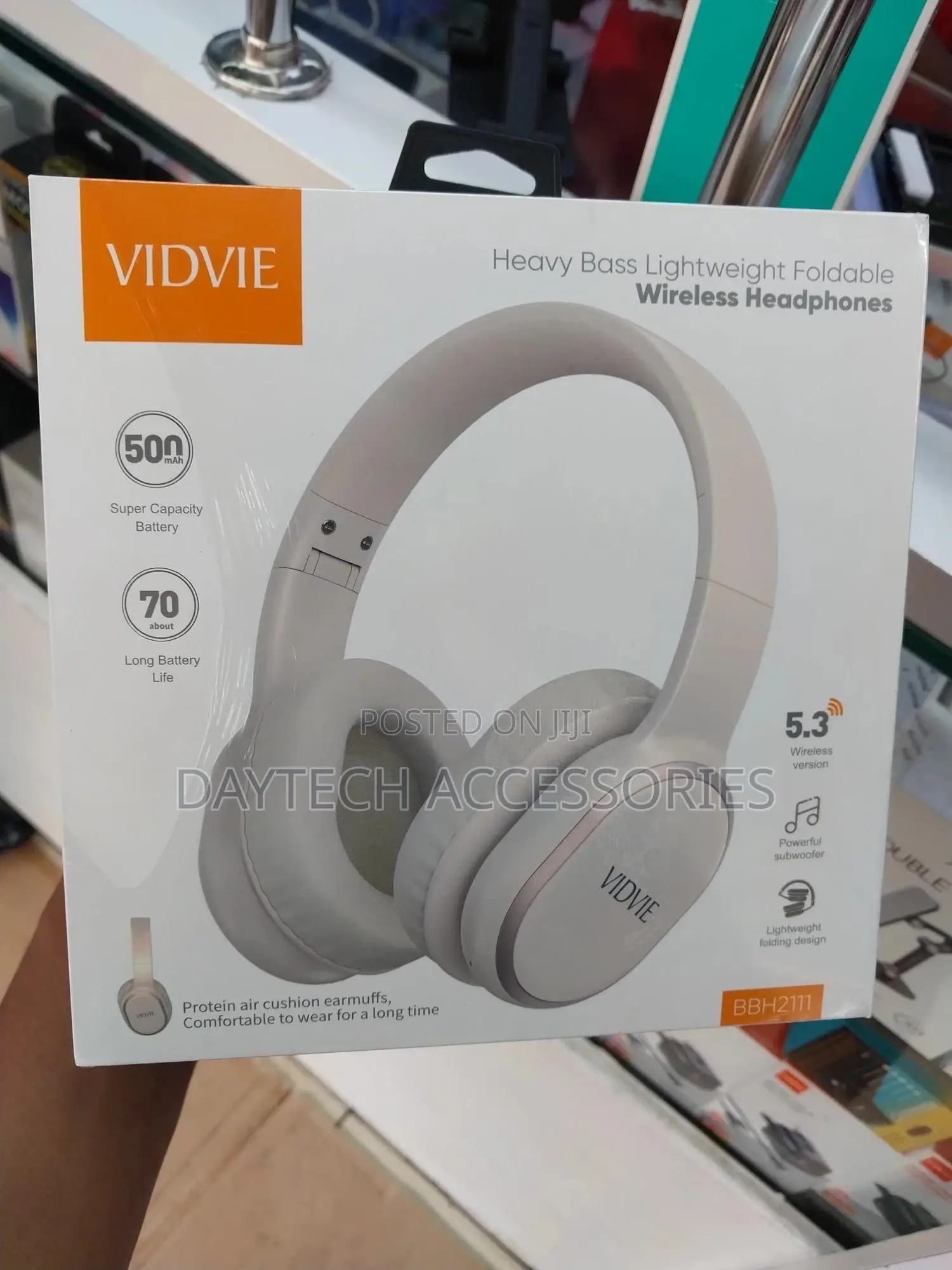 Vidvie Bbh2111heavy Bass Foldable Wireless Headphones