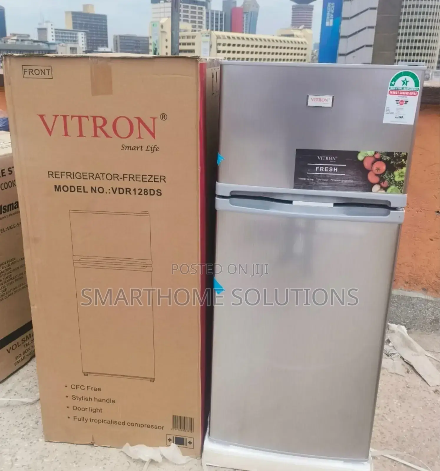 Vitron Fridge Double Door 128litres