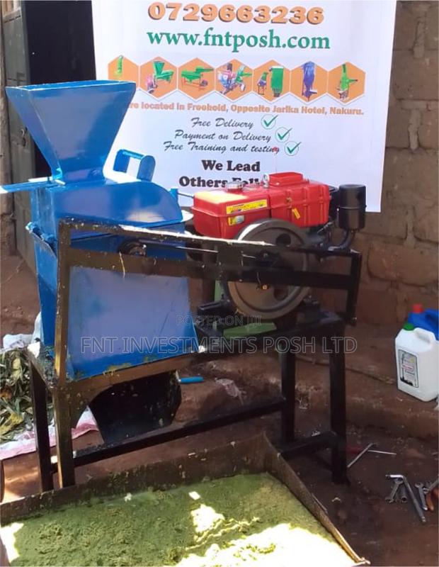 Diesel Biodegradable Waste Crusher - main view