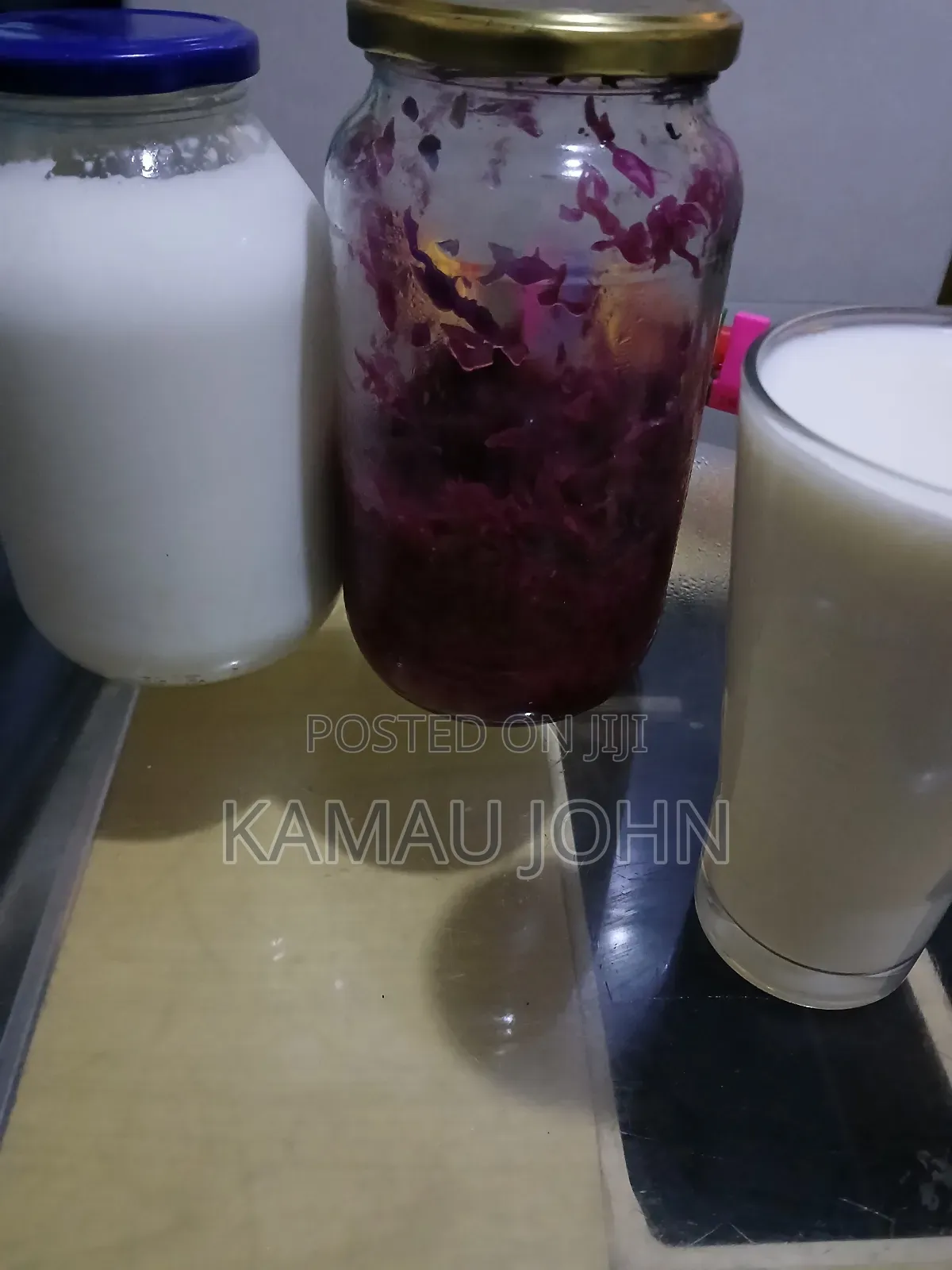 Kombucha,Scoby Hibiscus Kombucha and Kefir and Kefir Grains