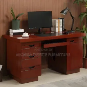 1.4m Mahogany Executive Desk