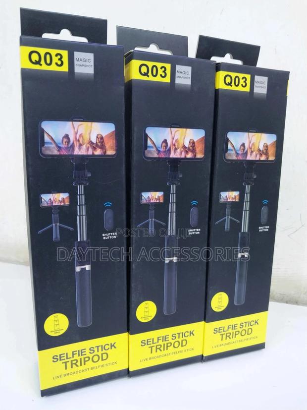 Q03 Bluetooth Remote Control Tripod Selfie Stick - thumbnail 3