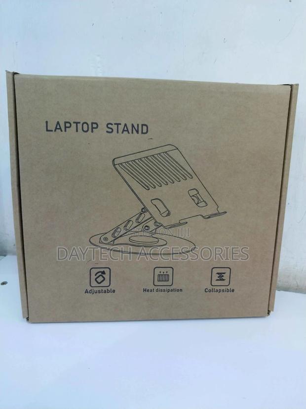 Foldable Portable Laptop Stand With 360° Rotating Base