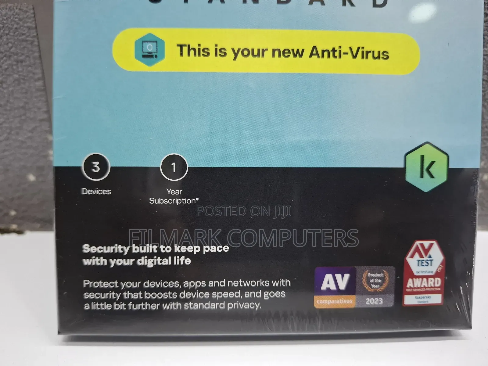 Kaspersky Standard Anti-Virus 3 Devices 1 Year