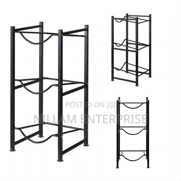 3 Tier Water Bottle Holder Rack - thumbnail 2