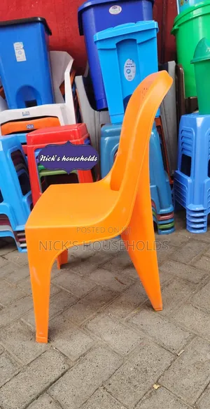 Skyplast Armless Plastic Chair Orange